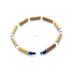 bracelet pur noisetier de 19cm et pierre de lune et lapis lazuli pour le stress et la peau