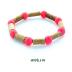20 € les 4 bracelets en noisetier et perles de verre Taille 12 à 14 cm Bracelet 1 : Modèle 08