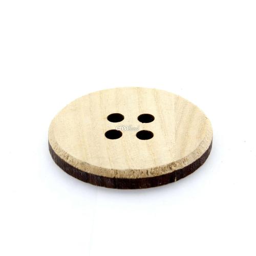bouton en bois naturel pour déco végétaux séchés.