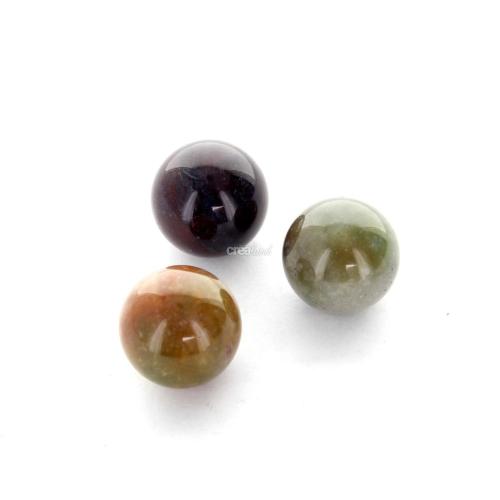 Perles non percées d'Agate vendues par 3 pour la création artisanale de bijoux