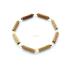 Bracelet pur noisetier, création artisanale française, de 17 cm avec pierre de lune pour les aigreurs d'estomac