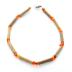 Bracelet de noisetier, fantaisie cheville perle orange Modèle 1 TOUR DE CHEVILLE : 25 cm