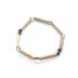 Bracelet de noisetier, fantaisie perles de rocaille givrées modèle 15/G TOUR DE POIGNET : 15 cm