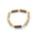 Bracelet de noisetier, pierre de soleil modèle 2/A TOUR DE POIGNET : 16 cm