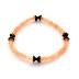 Bracelet en pierre Jade orange m1 TOUR DE POIGNET : 17 cm