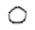 Bracelet de noisetier | Lapis lazuli | Hématite  | Modèle 2 TOUR DE POIGNET : 14 cm